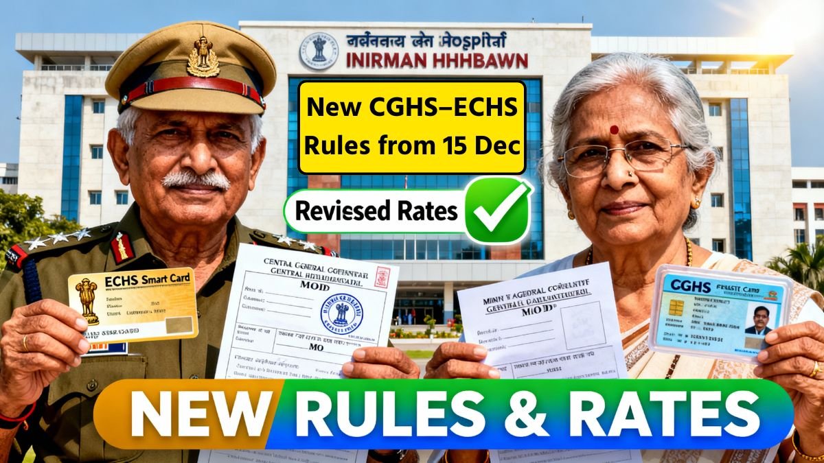 New CGHS–ECHS Rules from 15 Dec