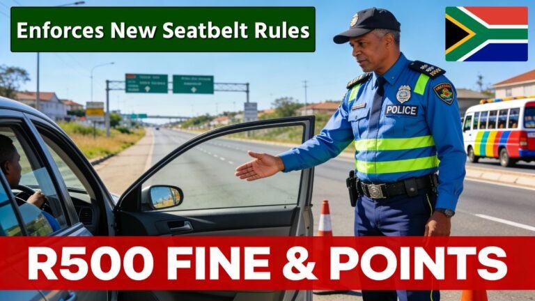 South Africa Enforces New Seatbelt Rules: South Africa’s New R500 ...